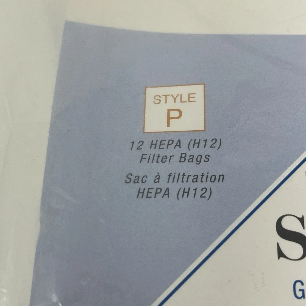 Home Solutions Style P HEPA Vacuum Bags 12 Pack For Lux Guardian Platinum Aerus